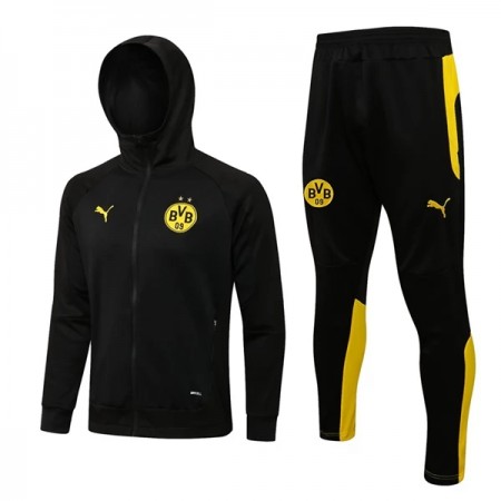 BVB Borussia Dortmund Trainingsjack Capuchon 2022-23 Zwarte BVB Borussia Dortmund Trainingsjack Capuchon 2022-23 Zwarte